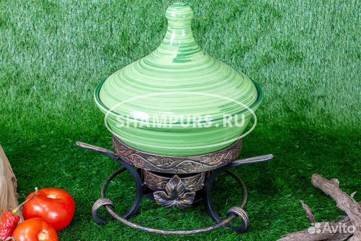 Марокканский тажин Летний лес на подставке Кебаб