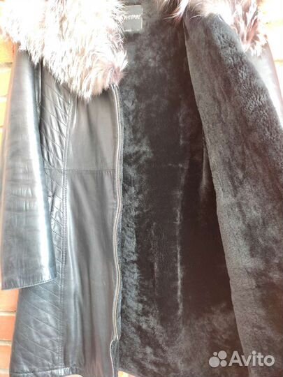 Дубленка натуральная женская 46 размер