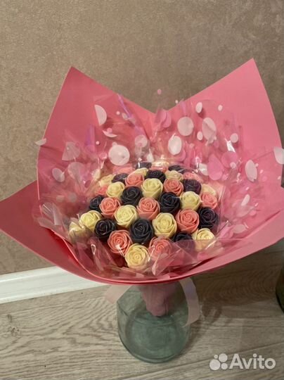 Букет из шоколадных роз