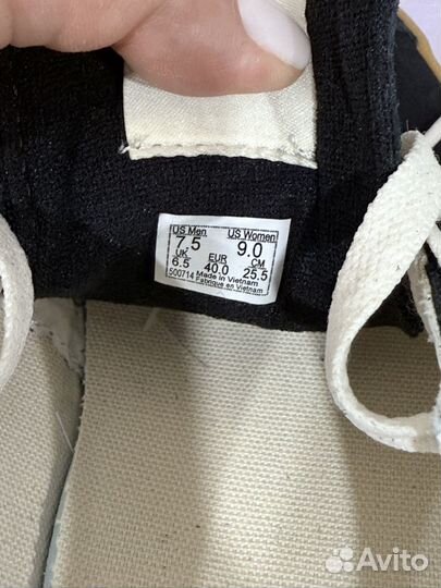 Замшевые кеды Vans новые р40