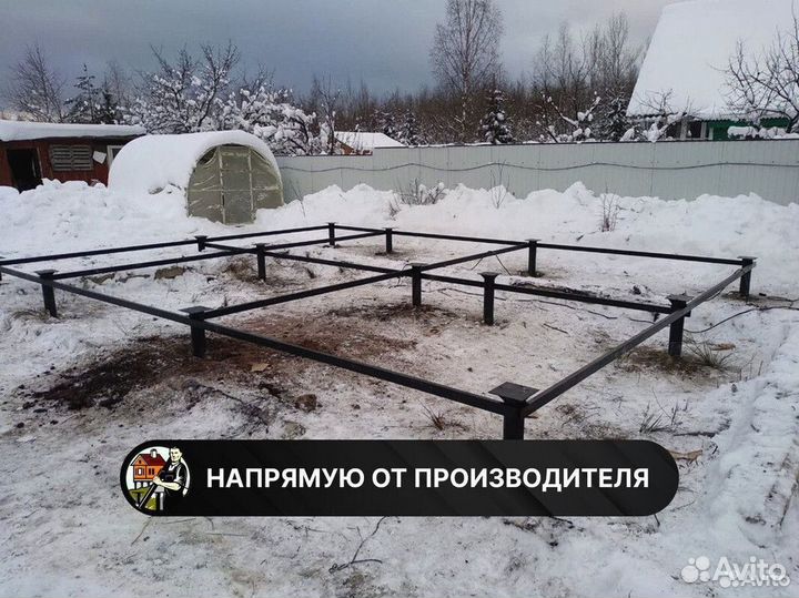 Винтовые сваи под ключ Фундамент на винтовых сваях