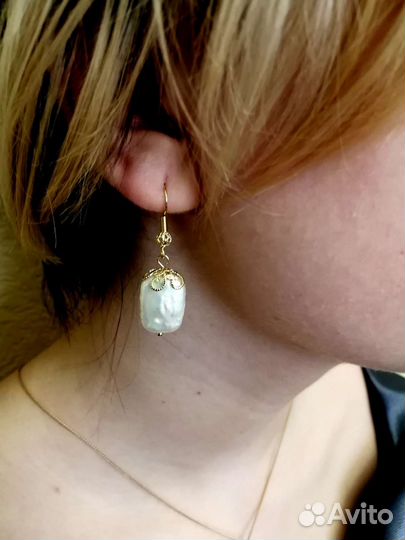 Комплект из натурального барочного жемчуга