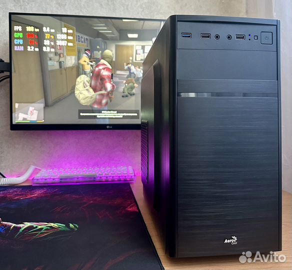 FX 4100 + RX 580 8 GB