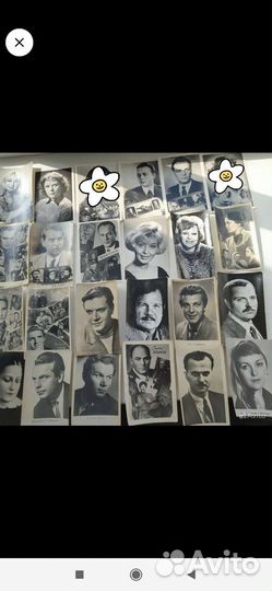 Открытки с актерами советского кино