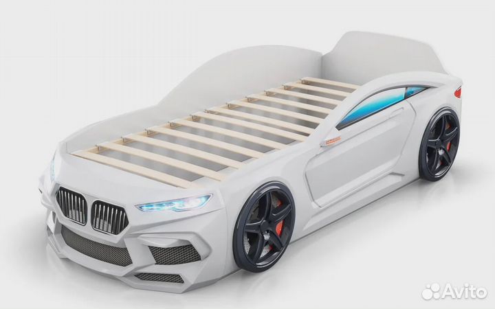 Кровать-машина Romeo (Цвет белый)