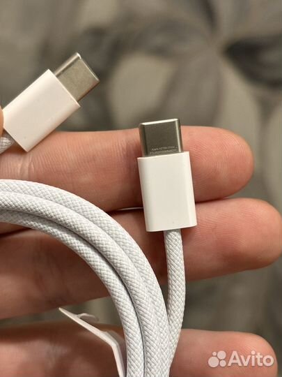 Кабель Apple Оригинал USB-C/USB-C(плетеный)