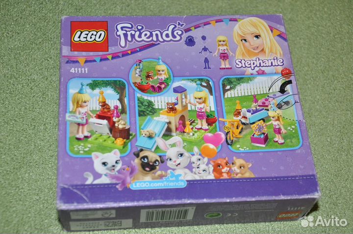 Lego Friends День рождения: Велосипед 41111.Новый