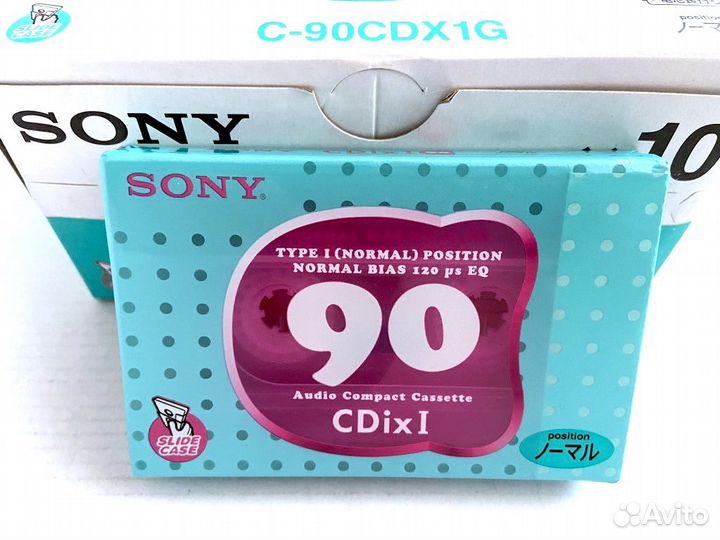 Аудиокассеты кассеты Sony CDix I 90 - 1999 г