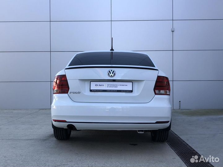 Volkswagen Polo 1.6 AT, 2018, 110 159 км