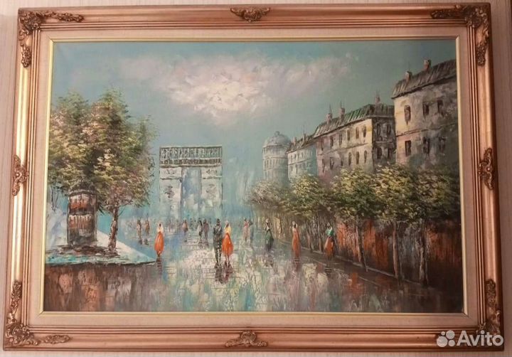 Картина маслом на холсте разные