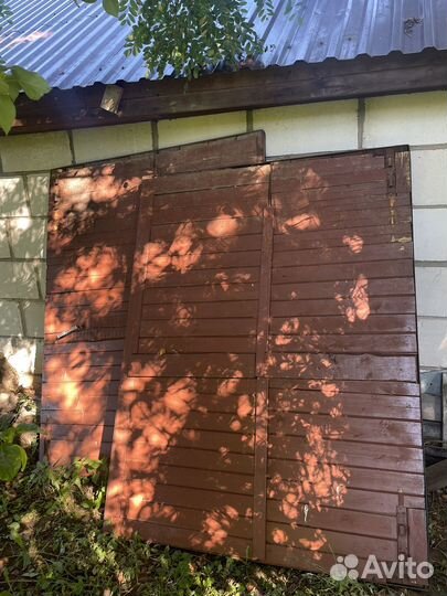 Металлические ворота бу