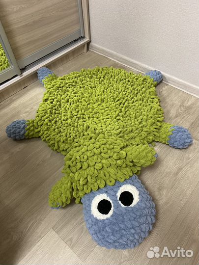 Вязание коврик барашек sven