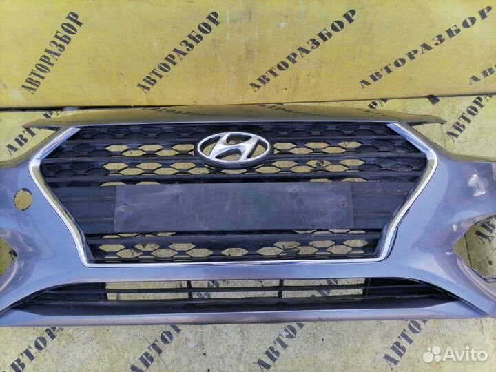 Бампер передний Hyundai Solaris 2017-H.b