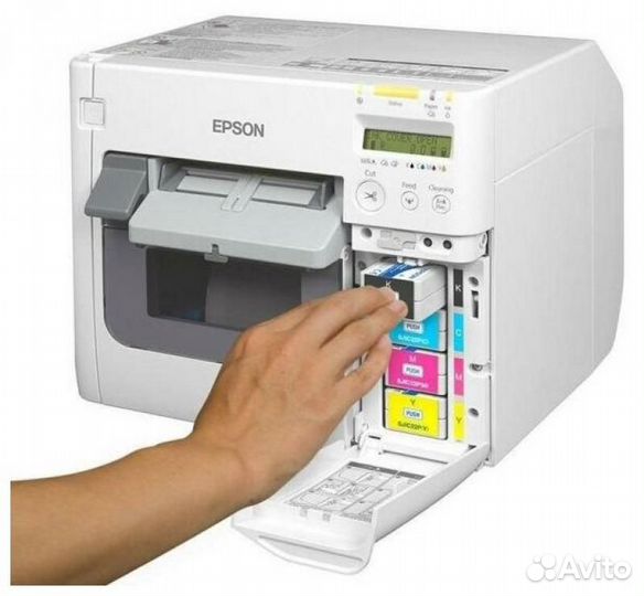 Картридж Epson C33S020602 для TM-C3500 голубой