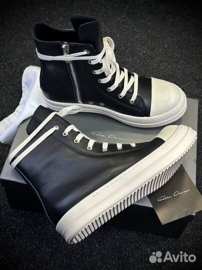 Rick owens ramones high кеды