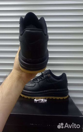 Кроссовки Nike air force 1 low luxe black gum