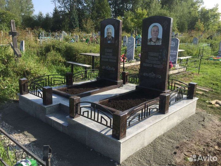 Памятники. Благоустройство мест захоронений