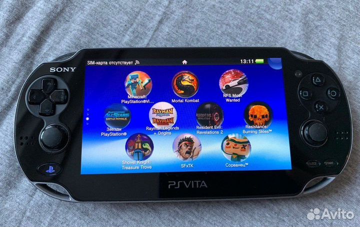 PS Vita, больше 300 игр, карта памяти 128