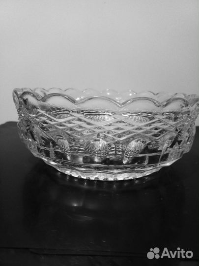 Салатник хрустальный большой