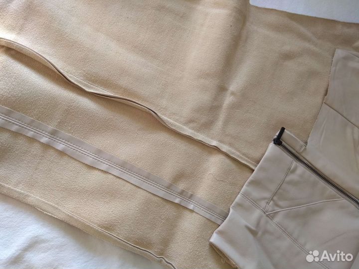 Лоскуты экокожа для рукоделия(беж)