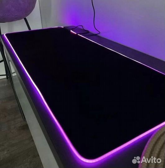 Игровой коврик с RGB подсветкой