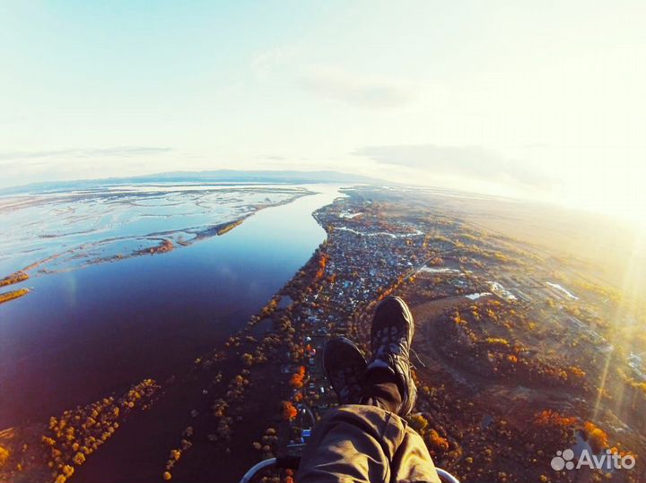 Паралёт двухместный Скат с крылом и спас.парашютом