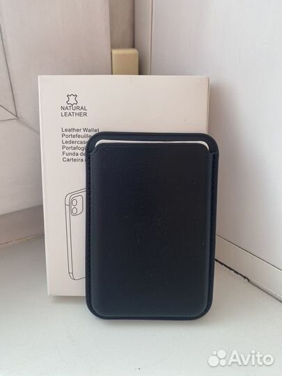 Apple magsafe leather wallet (картхолдер)