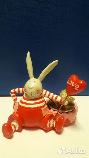 Подсвечник статуэтка символ года- кролик, ангел