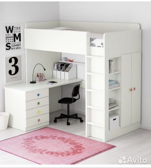 Кровать-чердак IKEA бу оригинал