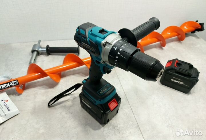 Ледобур Heimerdinger + Шнек Тонар Мотошторм 110мм