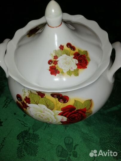 Супница фарфоровая СССР