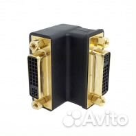 Адаптер DVI (24 + 5 pin) мама-DVI (24 + 5 pin) мам