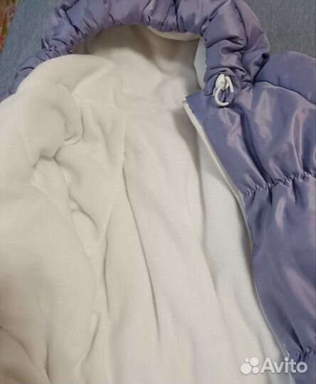 Комбинезон - кокон демисезонный 62-68 размер