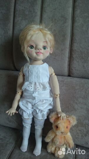 Кукла ручной работы Любочка