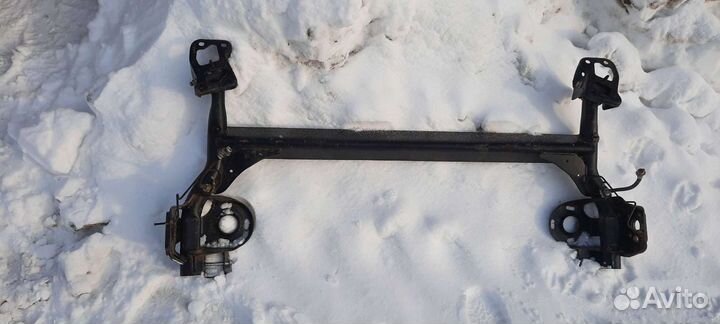 Балка задняя Шевроле Авео Заз Вида