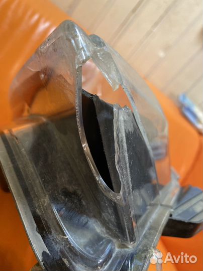 Фары правая Opel Astra h чёрная маска