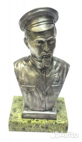 Бюст Дзержинский олово