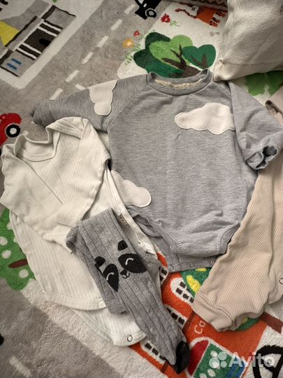 Пакет вещей на мальчика 68 74 размер