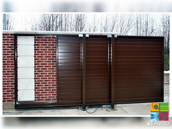 Ворота откатные на заказ