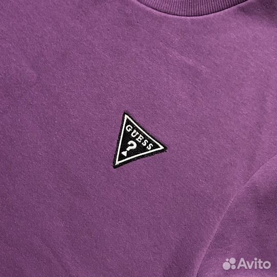 Свитшот Guess мужской с лампасами на флисе