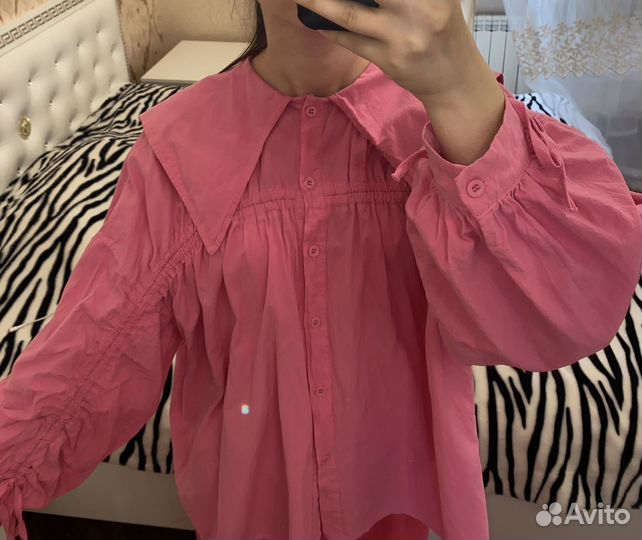 Рубашка розовая