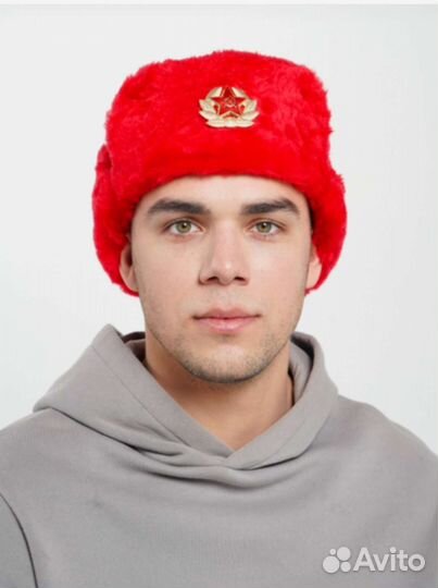 Шапка ушанка армейская, зимняя (Разные цвета)