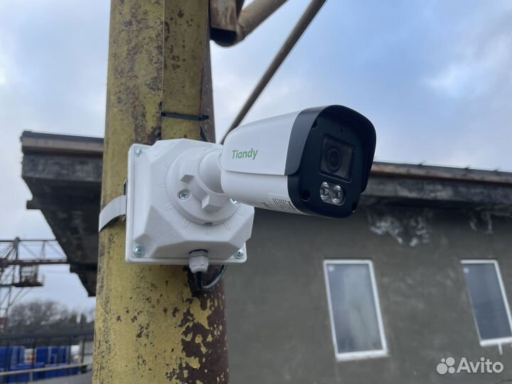 Камера видеонаблюдения с установкой