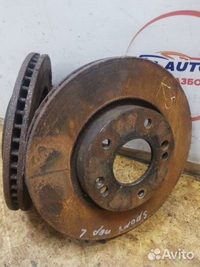 Диск тормозной Kia Sportage 2 SUV 2.0 crdi D4EA