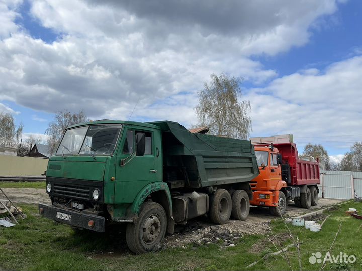 Песок, щебень доставка