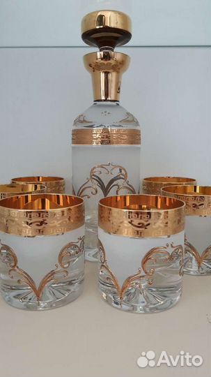 Набор графин и 6 стаканов для виски