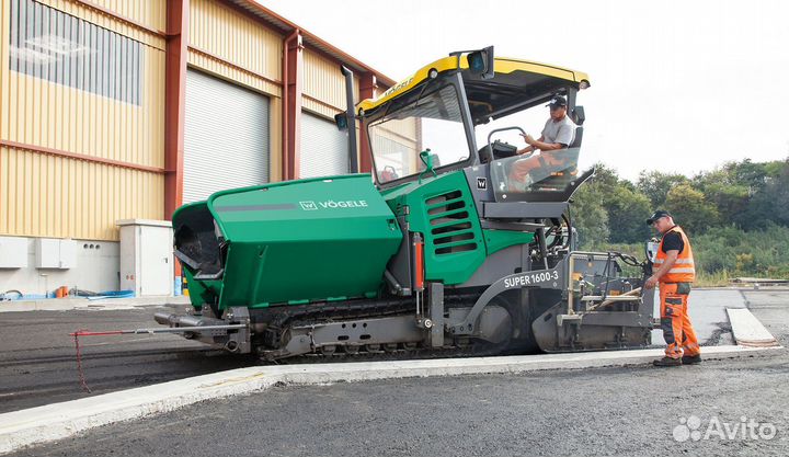 Аренда асфальтоукладчика vogele super 1600-3