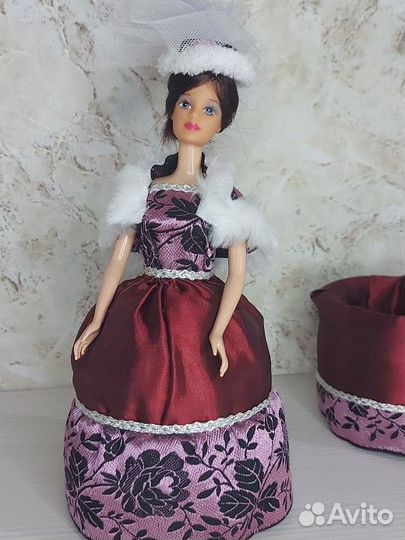 Кукла-шкатулка ручной работы