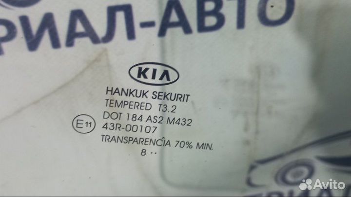 Стекло двери заднее правое Kia Ceed 1 G4FC