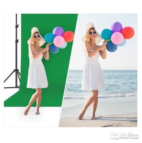 Фотофон Хромакей со стойкой